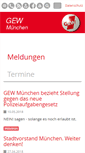 Mobile Screenshot of gew-muenchen.de